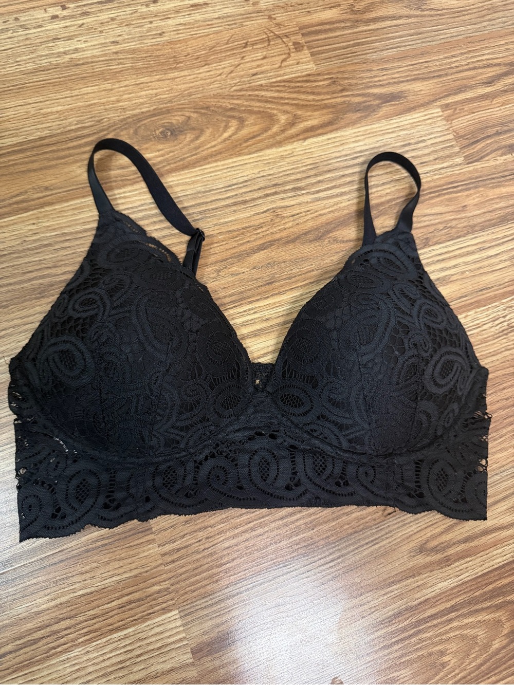 PINK Victoria's Secret Black Lace Bralette